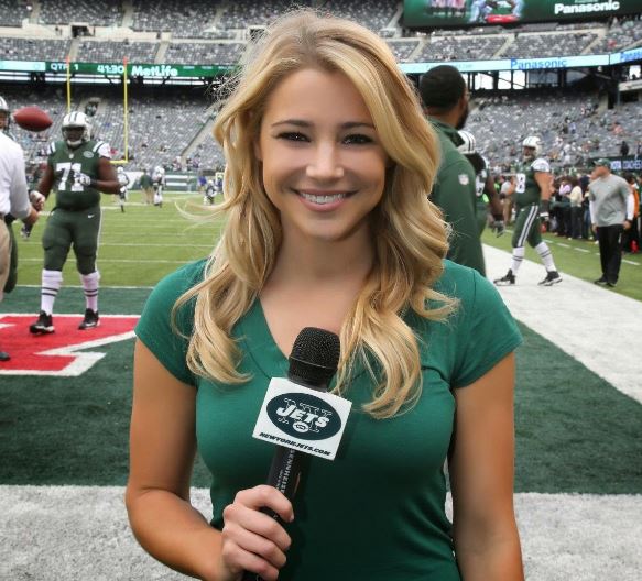 who was the first female sideline reporter