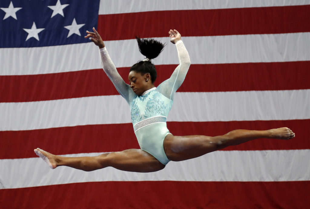 1. Simone Biles — U.S. Gymnast