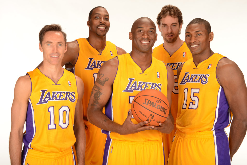 3. 2013 Los Angeles Lakers